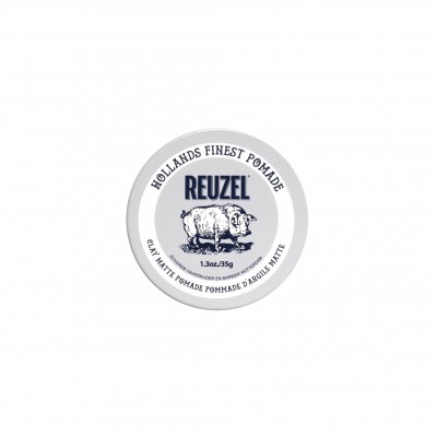 Reuzel Clay Matte Pomade Travel Size 35 gram (tặng lược + dầu gội Aurane 40ml, không lấy quà giảm thêm 12.000đ)