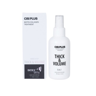Xịt tạo phồng tóc Cinplus Sicily 1504 Thick and Volume (tặng lược + dầu gội Aurane 40ml, không lấy quà giảm thêm 12.000đ)