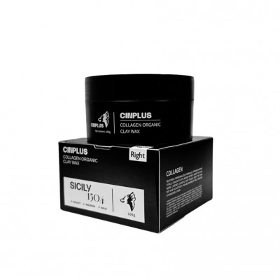 Sáp vuốt tóc Cinplus Clay Wax Sicily 1504 Right (tặng lược + dầu gội Aurane 40ml, không lấy quà giảm thêm 12.000đ)